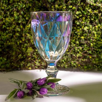Kit 30 Taças de Vidro Furta Cor 325ml Diamond Lyor Drinks Re