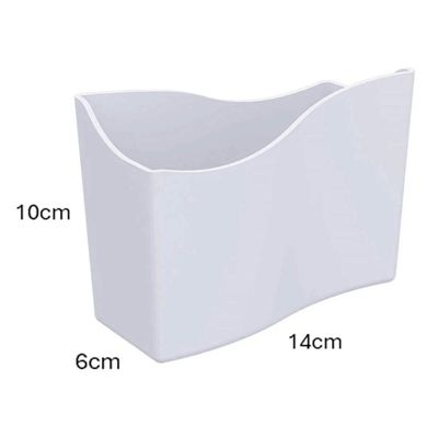 Kit 6 Suportes Porta Guardanapos de Mesa Plástico Branco Restaurante Lanchonete Bar