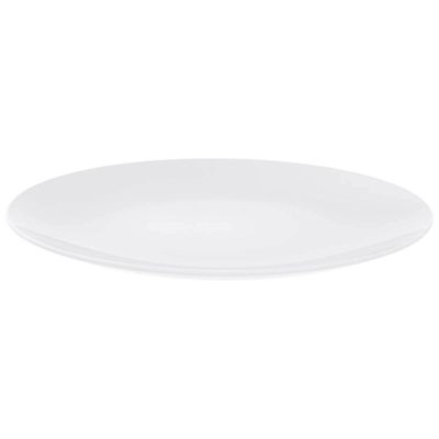 12 Pratos Rasos Porcelana Branca 25cm Tramontina Leonora Restaurante Eventos Mesa Posta