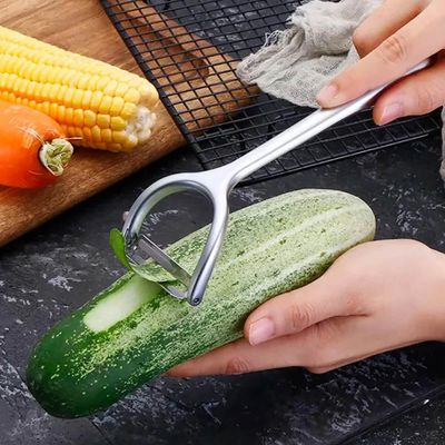 Kit 3 Descascadores de Legumes Manual Inox Wolff 18cm Antiderrapante Chef Pro