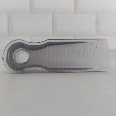 Kit 12 Aparadores Travas de Portas 11x3,5x2cm Calço Chão Cinquetti PVC Transparente