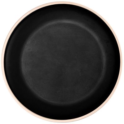 Prato Para Pão Sobremesa Melamina 15cm Class Wolff Preto Servir Bolo Biscoitos Avulso