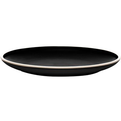 Prato Raso Melamina 26cm Wolff Class Preto Sushi Sashimi Petisqueira Servir Avulso