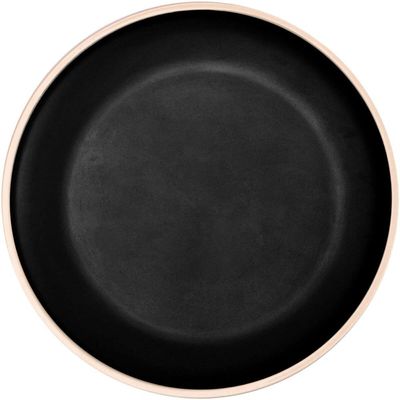 Prato Raso Melamina 26cm Wolff Class Preto Sushi Sashimi Petisqueira Servir Avulso