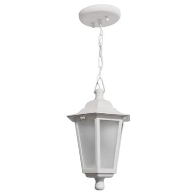 Conjunto 6 Pendentes de Teto Brancos 58cm Luminárias Gregas Dital Bivolt Lente Fosca