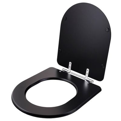 Tampa De Vaso Carrara Preto Fosco Para Bacia Deca 6lpf