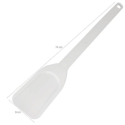 5 Espátulas Plásticas Pás Brancas 74cm Restaurantes Cozinha Industrial Caldeirão
