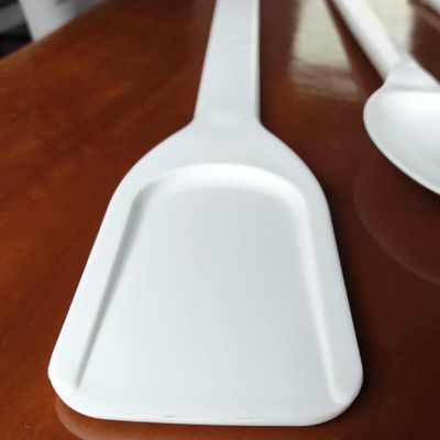 5 Espátulas Plásticas Pás Brancas 74cm Restaurantes Cozinha Industrial Caldeirão