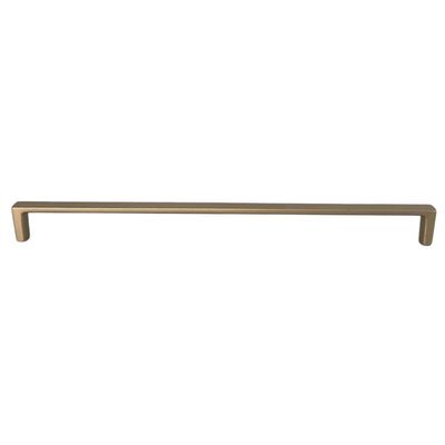 Kit 15 Puxadores Retos Dourado 256mm para Móveis Torralba Oeiras Armários Gavetas