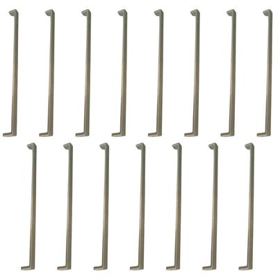 15 Puxadores para Móveis Alças 352mm Zamac Níquel Escovado Piauí Torralba Armários Gavetas