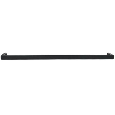 Kit 10 Puxadores Retos Alças para Móveis 256mm Preto Fosco Armários Guarda-Roupas Oeiras Torralba Zamac