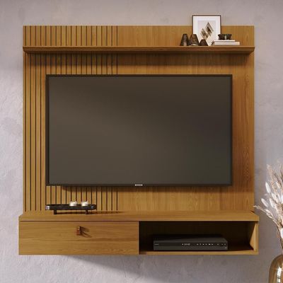 Painel Home Suspenso íris Cumaru Para Tv Até 55 Madetec Cumaru