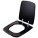 Tampa De Privada Sanitaria Poliester Boss Matte Black Fosco Preto Para Louça Incepa