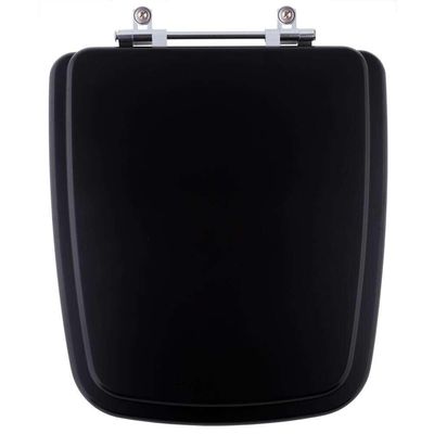 Tampa De Privada Sanitaria Poliester Boss Matte Black Fosco Preto Para Louça Incepa