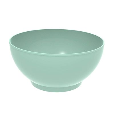 Tigela Grande Crippa Travessa Redonda 3,1L Verde Menta Servir Salada Sobremesa Pratos Quentes
