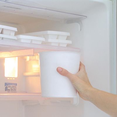 Balde De Gelo Térmico Inox 2,3l Alça Em Couro Com Pegador E Container