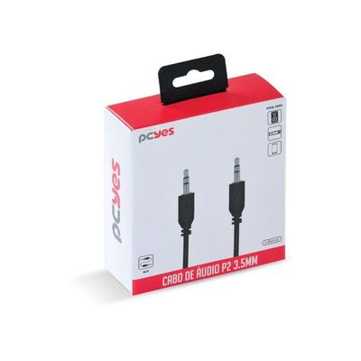 Cabo P2 3.5mm Macho 2 Metros P35m-2