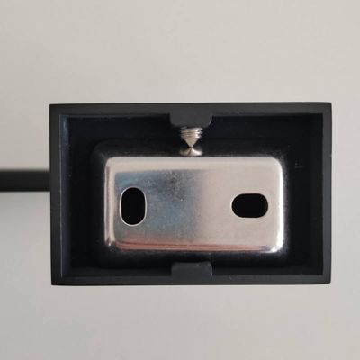 Porta Toalha De Rosto Para Parede Toalheiro Para Banheiro Lavabo Quadrado Black Matte