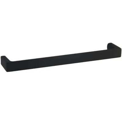 Puxador Oeiras Preto Fosco 13,5cm para Armários Gavetas Zamac Torralba