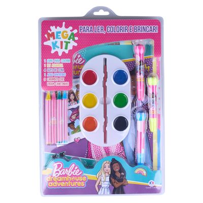 Mega Kit Livro para Ler, Colorir e Brincar Ciranda Cultural Barbie