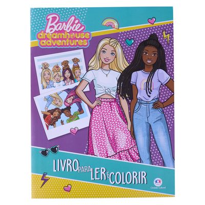 Mega Kit Livro para Ler, Colorir e Brincar Ciranda Cultural Barbie