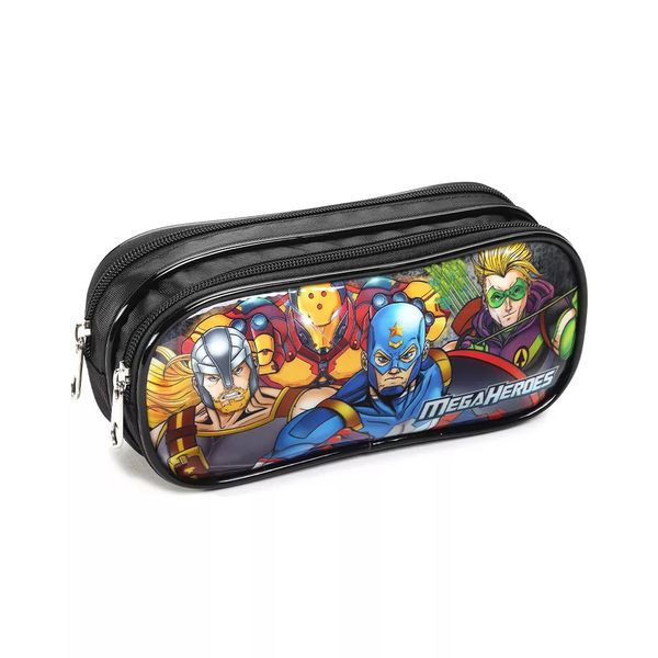 Estojo Seanite Infantil Mega Heroes III Estojo Seanite Infantil Mega Heroes III