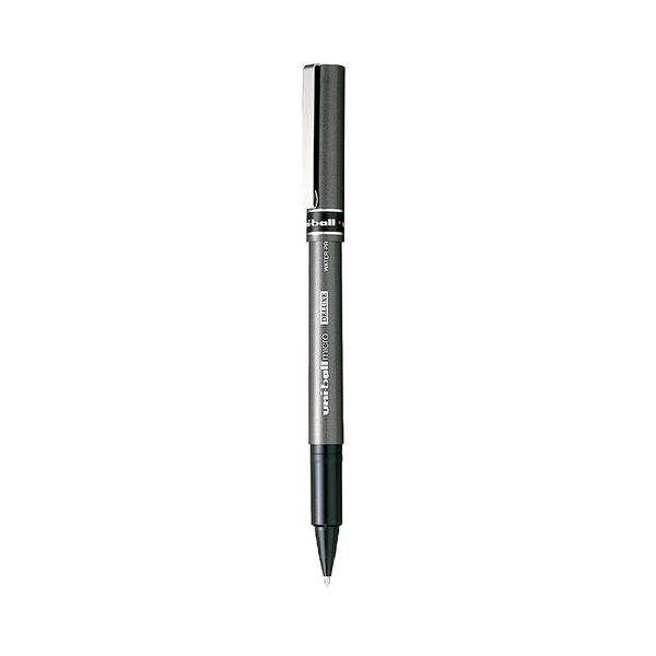 Caneta Roller Uniball Deluxe Micro Preta 0.5mm