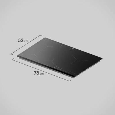 Cooktop 4 Bocas De Indução Electrolux Expert Com Unicook E Timer IE80P 220V