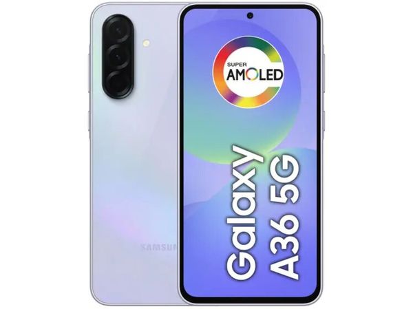 Smartphone Samsung Galaxy A36 256GB 5G - Violeta, Câmera Tripla 50MP, RAM 8GB, Tela 6.7"
