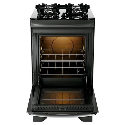 Fogão a Gás 4 Bocas Dako Novo Supreme Glass Mesa de Vidro Preto / Bivolt