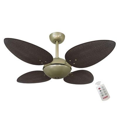 Ventilador Off Premium Tabaco 127V E Controle Remoto 110V