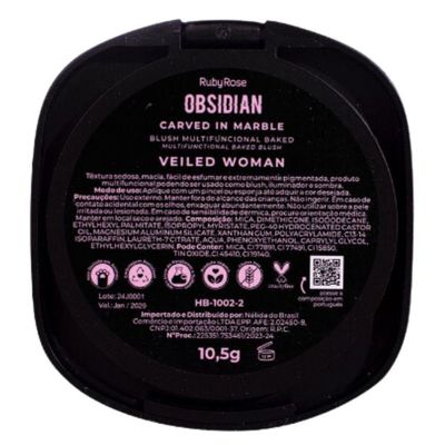 Ruby Rose Carved In Marble Hb1002 Obsidian 10,5g Veiled Woman