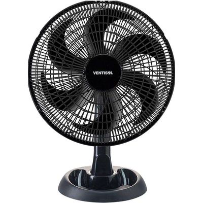 Ventilador Oscilante Eco Mesa 30cm Turbo 220V Ventisol Preto 220V