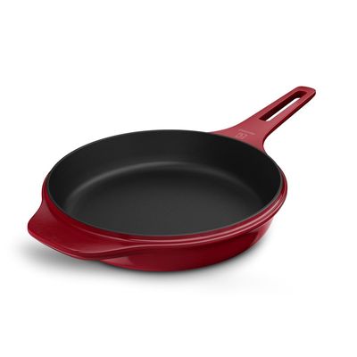 Frigideira de Ferro Fundido Esmaltado Electrolux Expert 26cm Vermelha