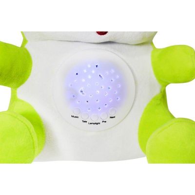 Ursinho Pelucia Projetor Estrelado Com Luz E Som