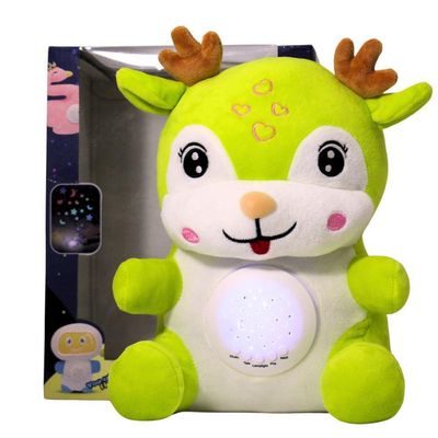 Ursinho Pelucia Projetor Estrelado Com Luz E Som