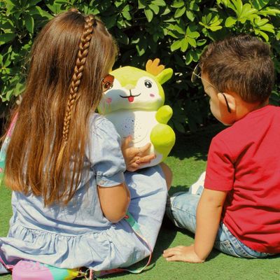 Ursinho Pelucia Projetor Estrelado Com Luz E Som