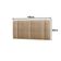 Cabeceira Casal Estofada Com Led Boucle Bege