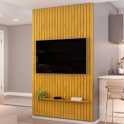 Painel 60 Pol 143cm Suspenso Ripado Noah D04 Cedro - Mpozenato