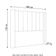 Cabeceira Casal Queen Cama 160cm Claire I02 Bouclê Cinza - Mpozenato