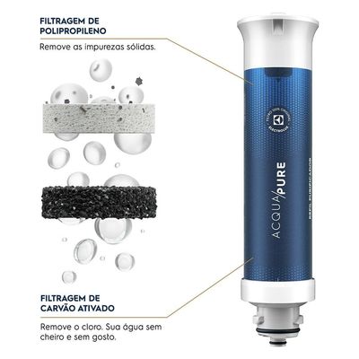 Purificador de Água Electrolux PC01X com Sistema Eletrônico, Aqua Pure e Compressor Ecológico Cinza / 110V