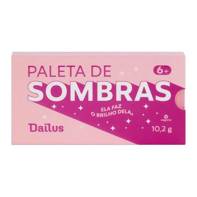Paleta De Sombras - Ela Faz O Brilho Dela - Dailus