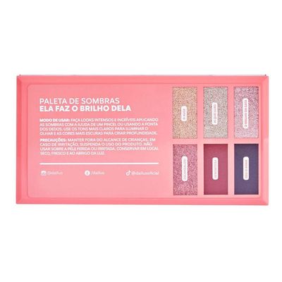 Paleta De Sombras - Ela Faz O Brilho Dela - Dailus