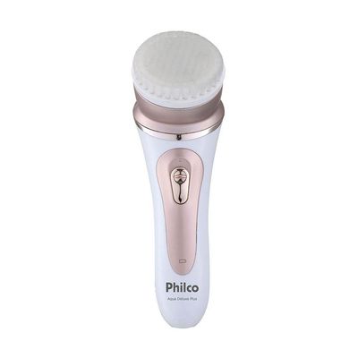 Depilador Philco Aqua Deluxe Plus Pdp02r Sem Fio Branco - Rosa Bivolt