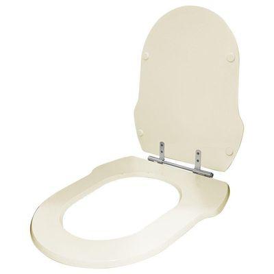 Tampa De Vaso Poliester Hampton Bege Claro Para Bacia Incepa 6lpf
