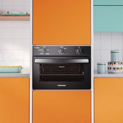 Forno Embutir Elétrico Continental 50L Limpafácil Preto 220V