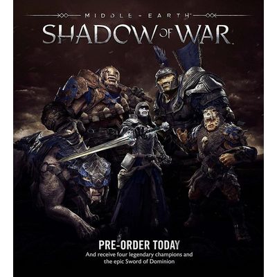 Middle-Earth Shadow Of War Sombras da Guerra Ed. Limitada - Xbox One