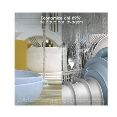 Lava-Louça Electrolux 8 Serviços Branca Com Programa Lava E Seca 50' LB08E Branco 220V