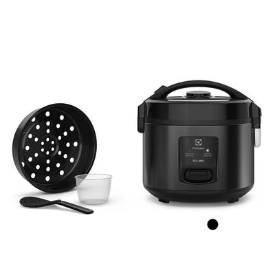 Panela de Arroz Elétrica Electrolux ERC10 Efficient Preto / 110V