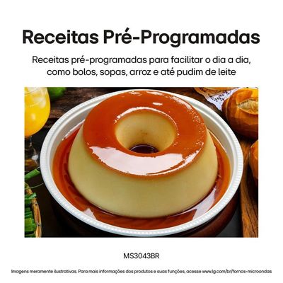 Forno Micro-Ondas LG MS3043BR com Função Manter Aquecido e Limpa Fácil Prata Prata / 110V